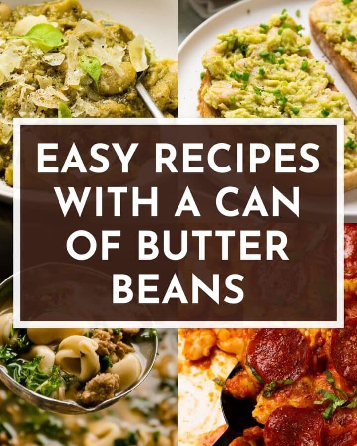 Easy recipes with a can of butter beans.